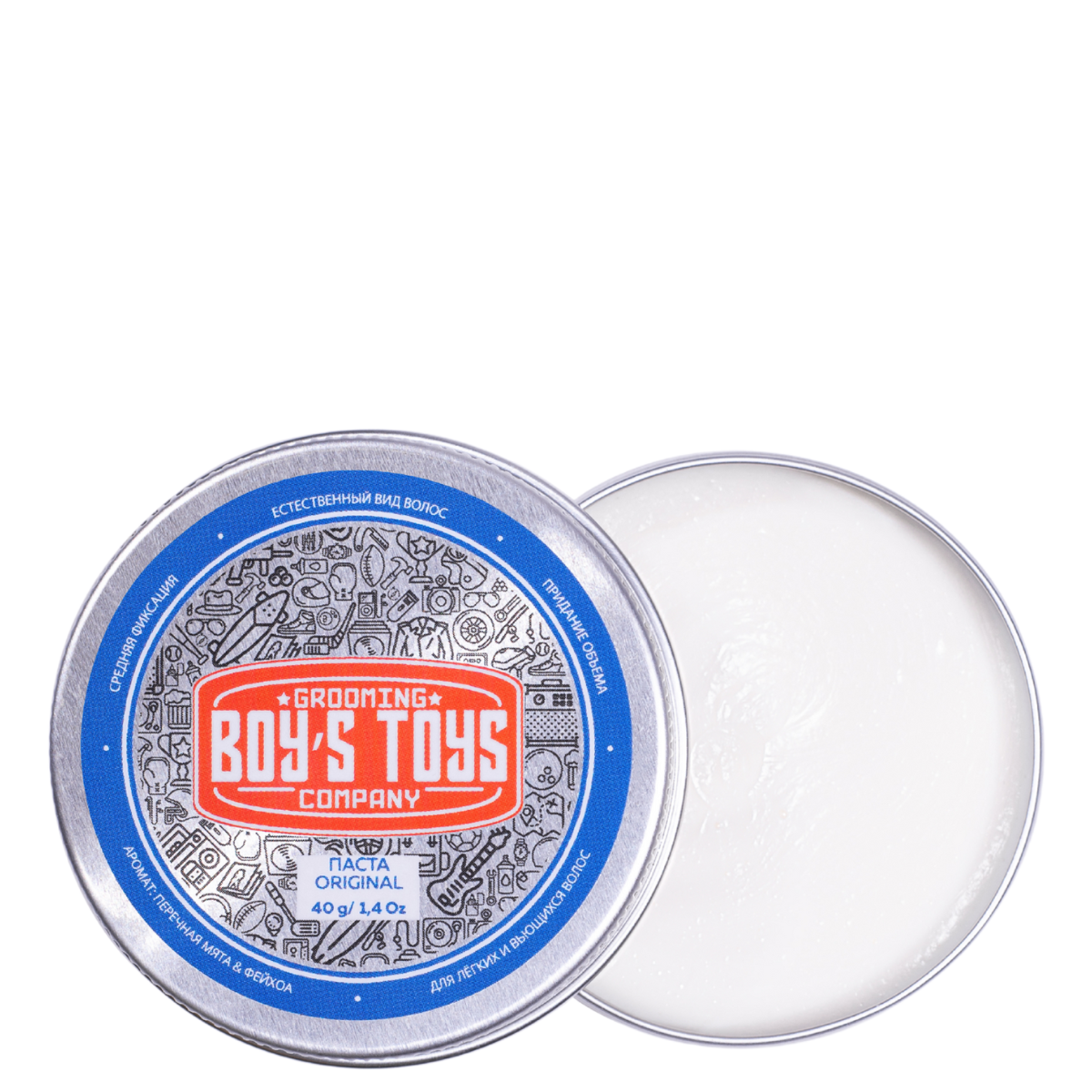 Матовая паста средней фиксации Boy's Toys Original, 40 г